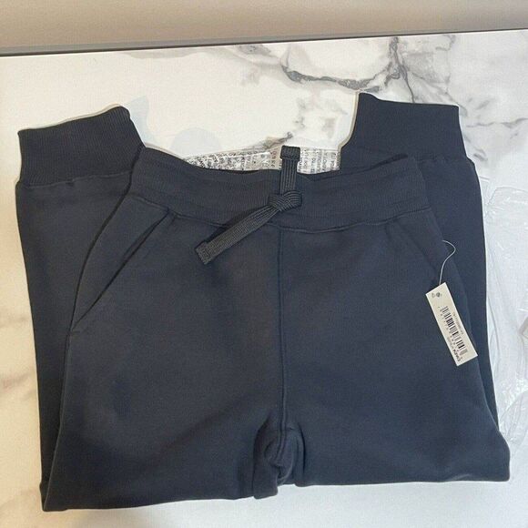 2 Pants Boys Size XS 4-5 Years Sweatpants Black Fleece Jogger - Picture 7 of 12